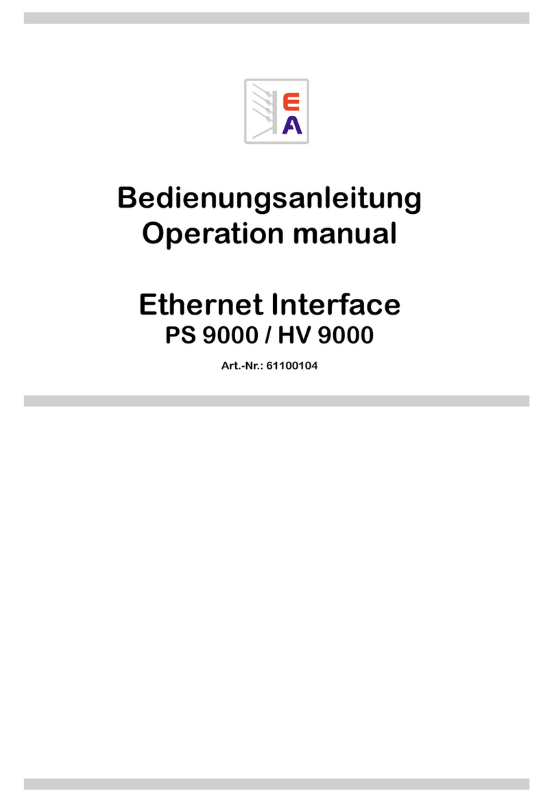 EA PS 9000 Operation manual