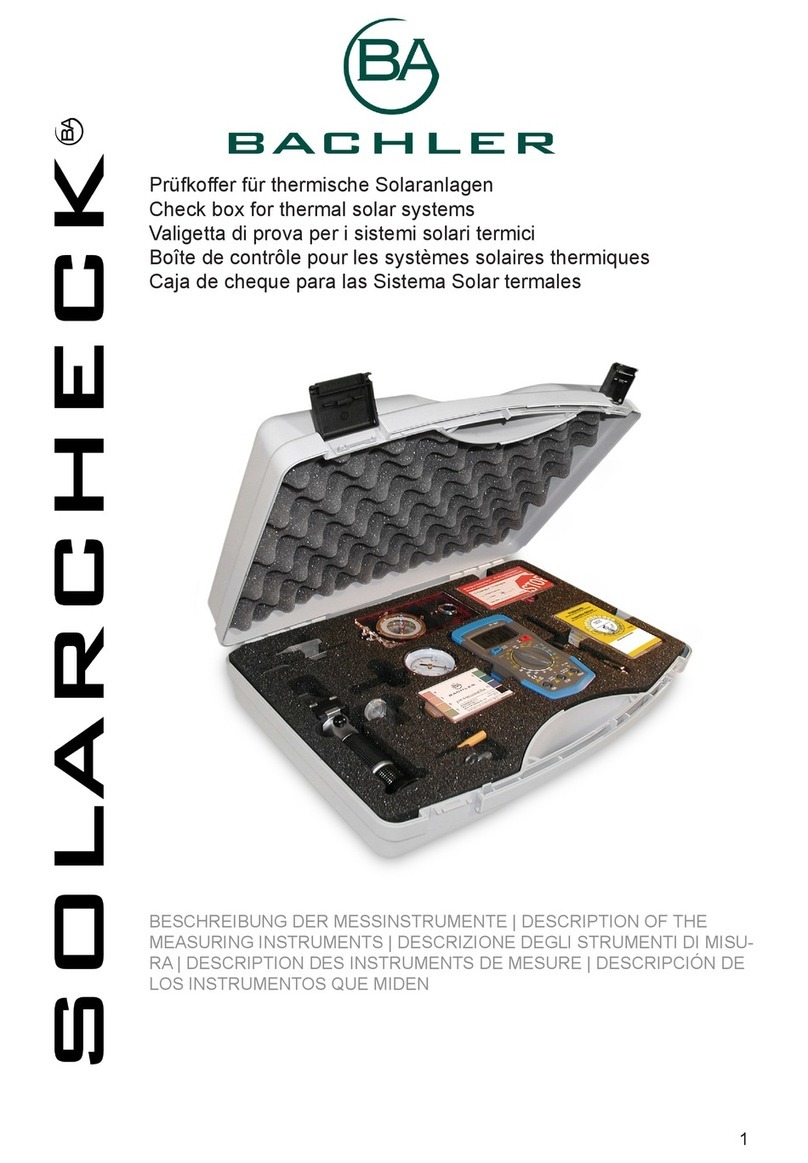 Bachler Solarcheck DT-36T manual