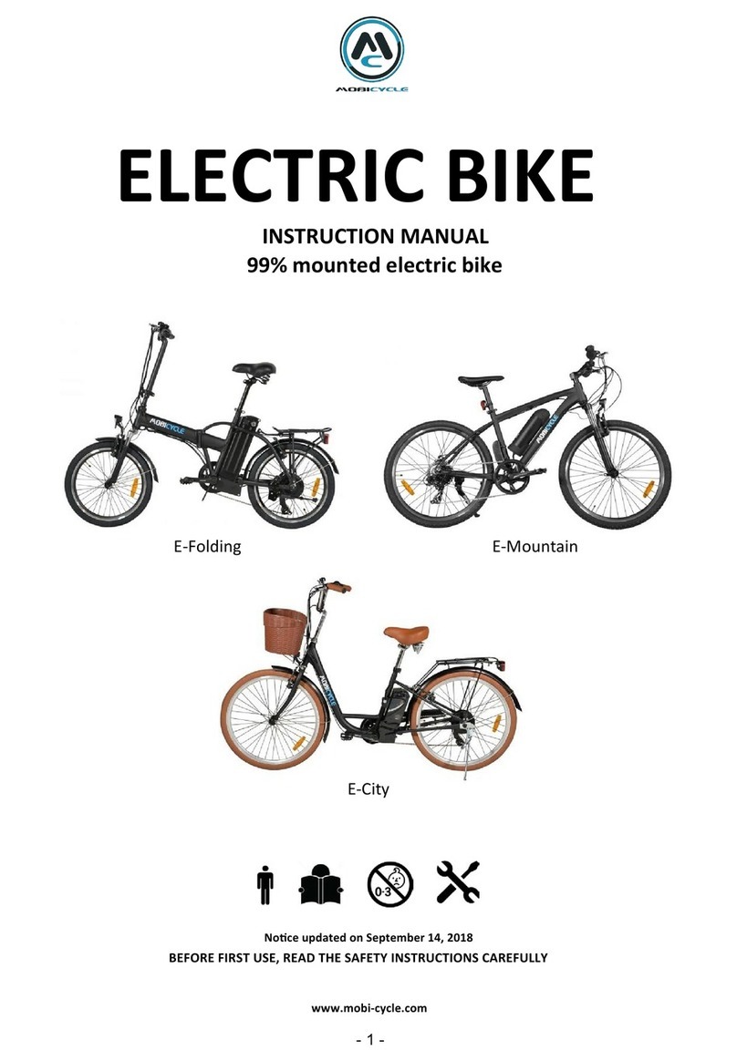 Mobicycle E-Folding instruction manual