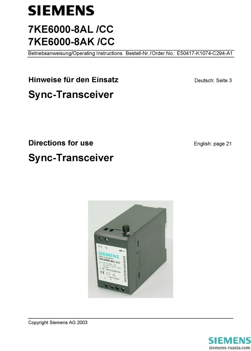 Siemens 7KE6000-8AL/CC Manual Siemens 7KE6000-8AL/CC Manual