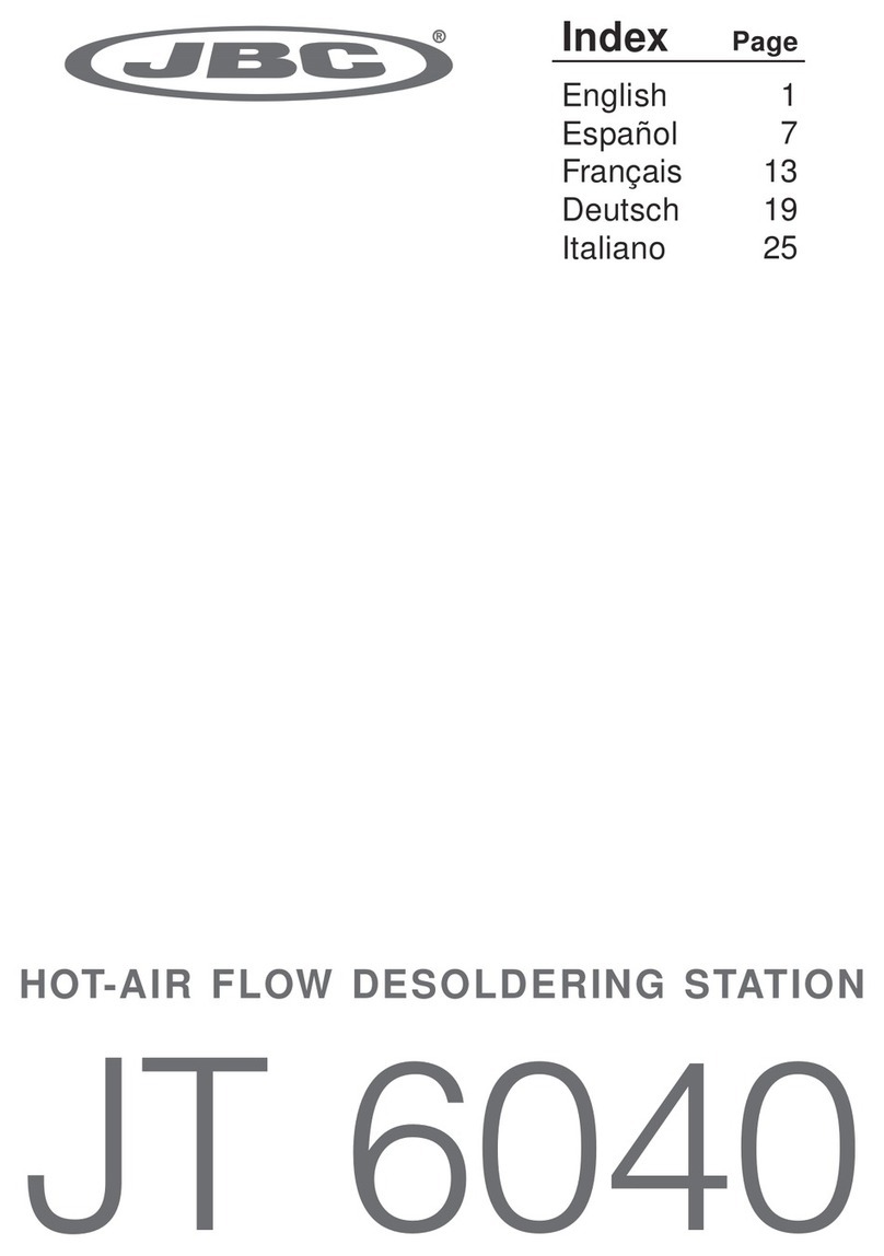 jbc JT 6040 User manual