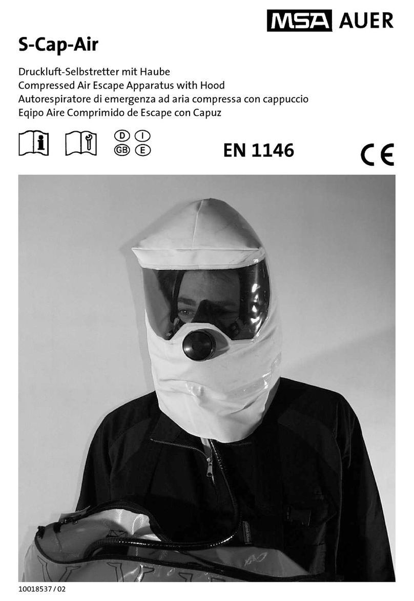 MSA AUER S-Cap-Air manual