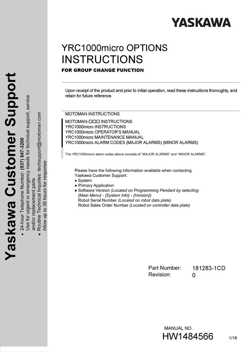 YASKAWA YRC1000micro instructions