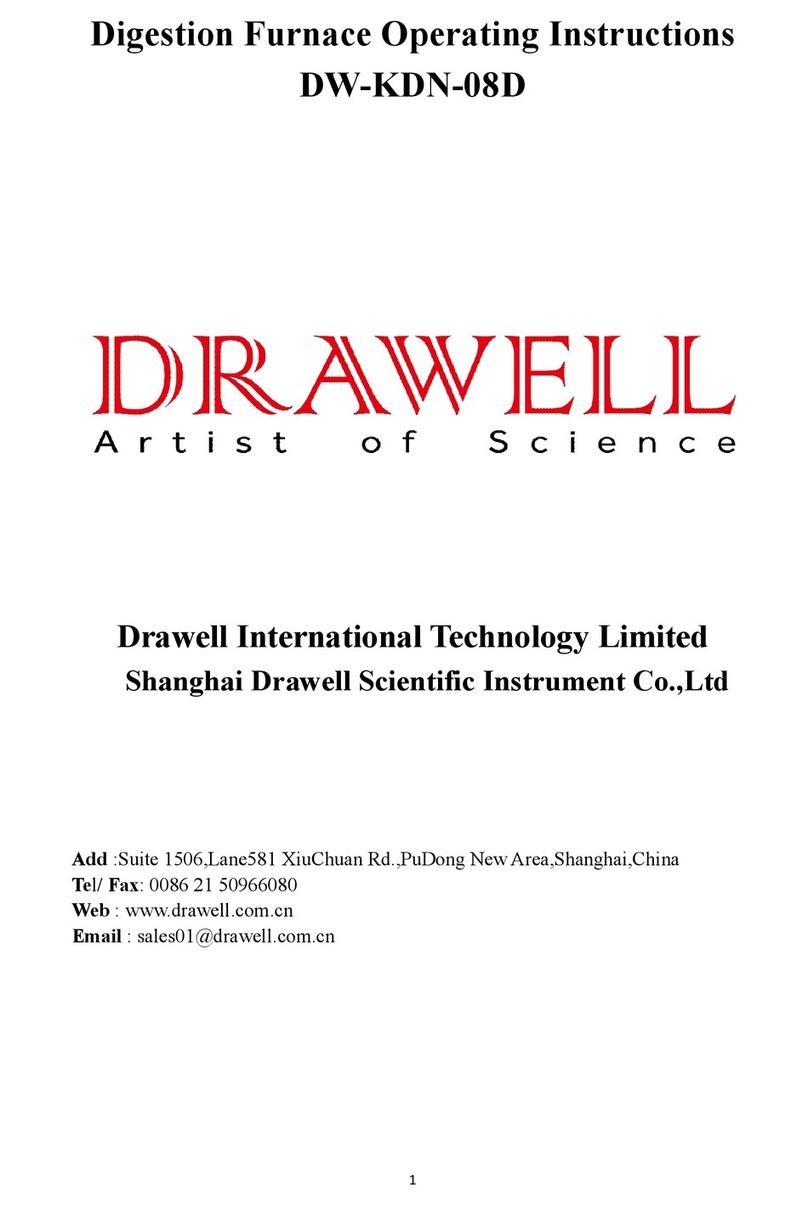 Drawell DW-KDN-08D operating instructions