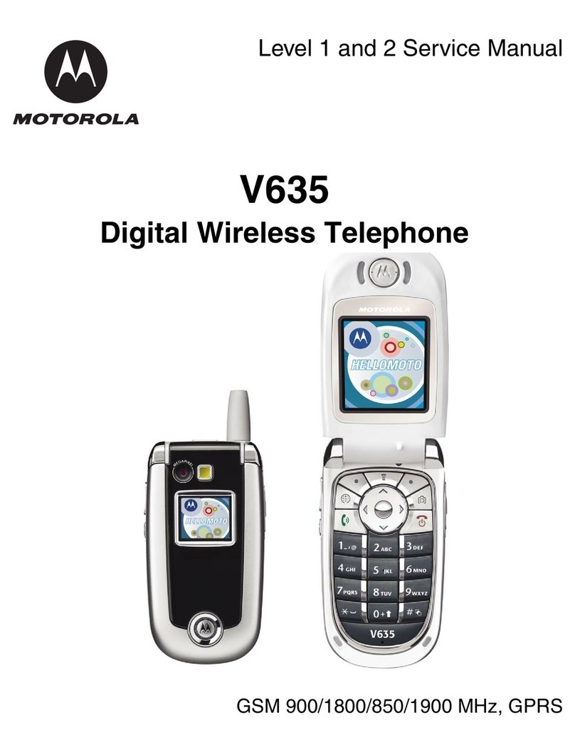Motorola V635 Service manual