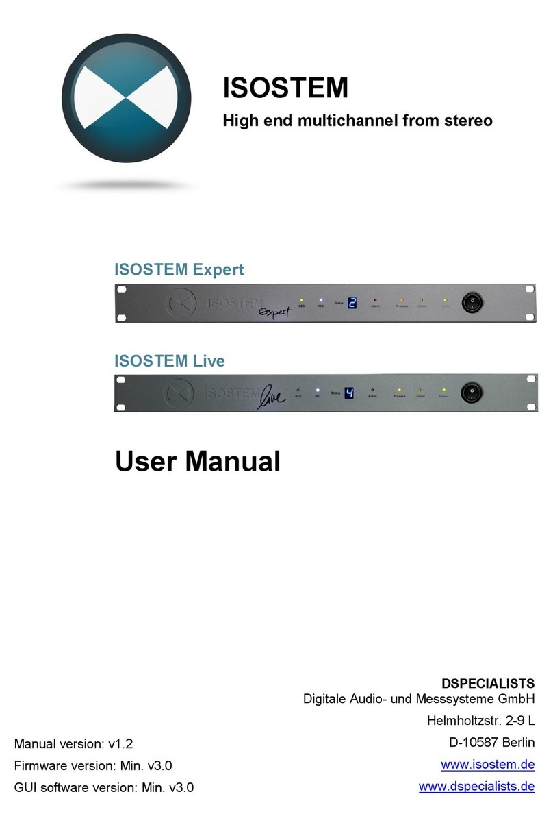 Dspecialists ISOSTEM Expert user manual