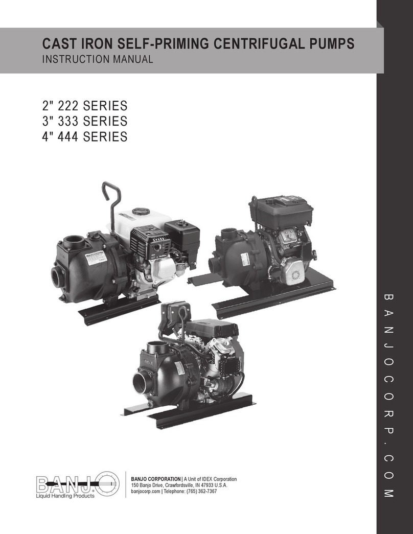Banjo 222 Series instruction manual