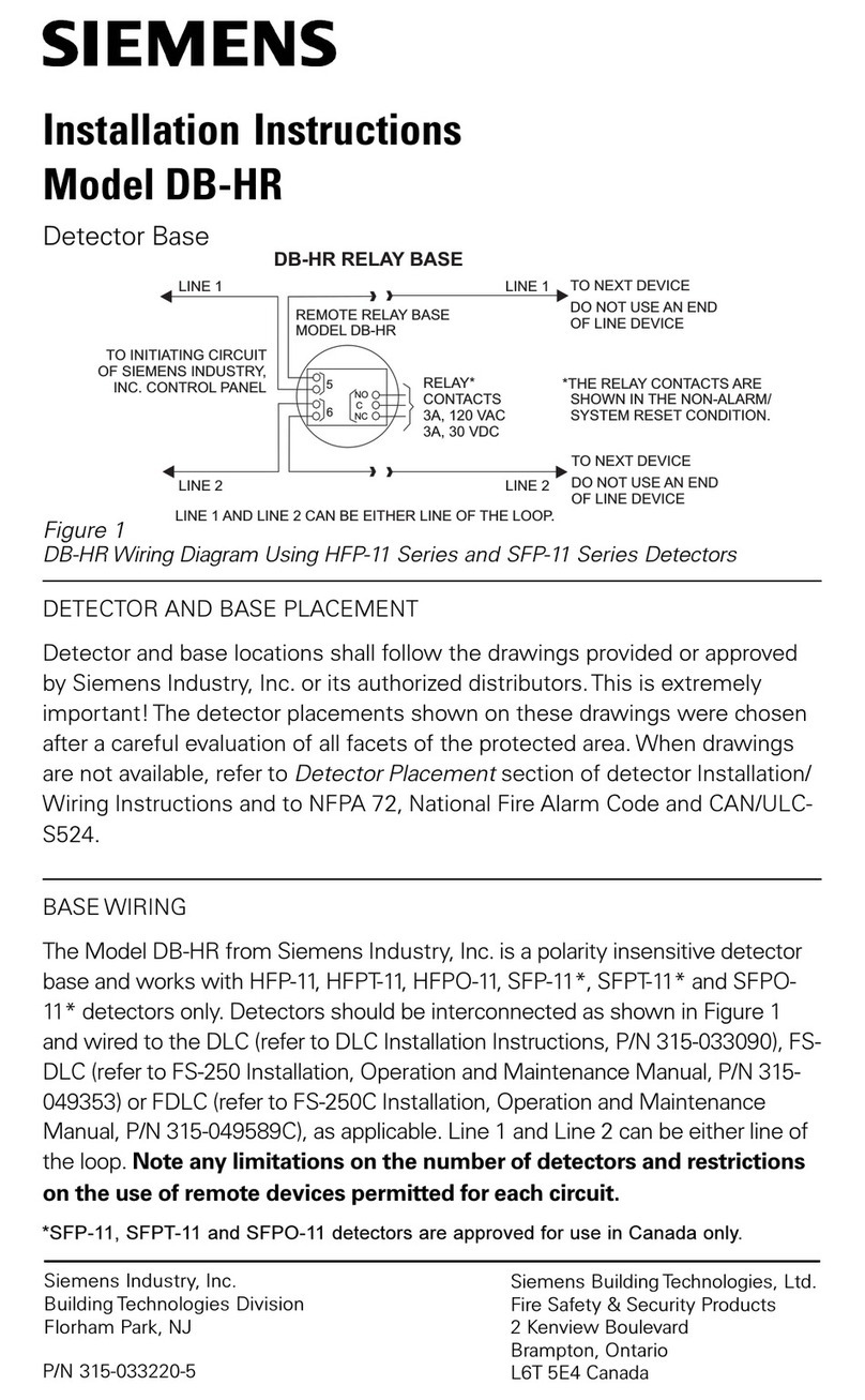Siemens DB-HR User manual Siemens DB-HR User manual