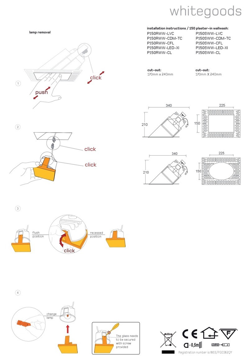 Whitegoods P150RWW-LVC installation instructions