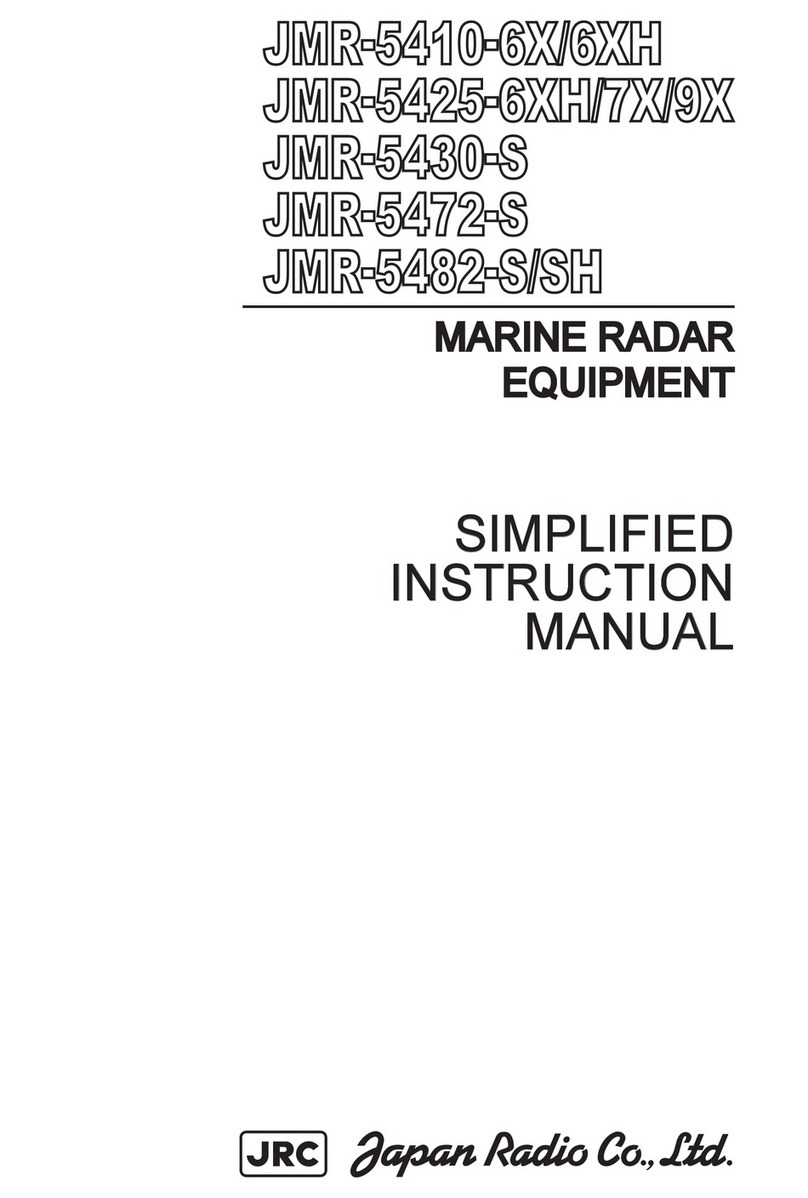 JRC JMR-5410-6XH Simplified Instruction Manual