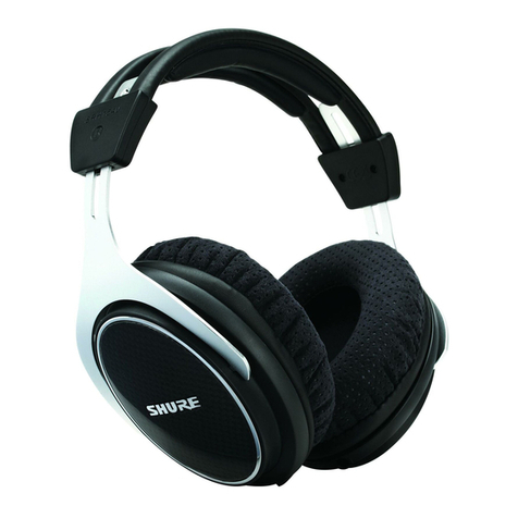 Shure SRH1540 User manual