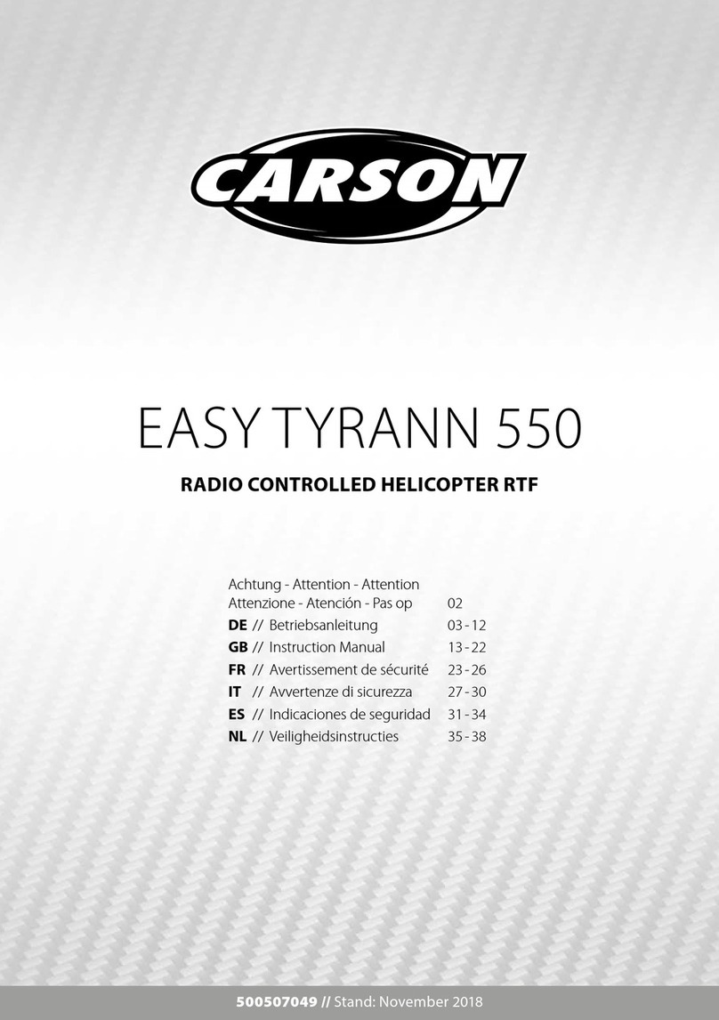 Carson EASY TYRANN 550 instruction manual