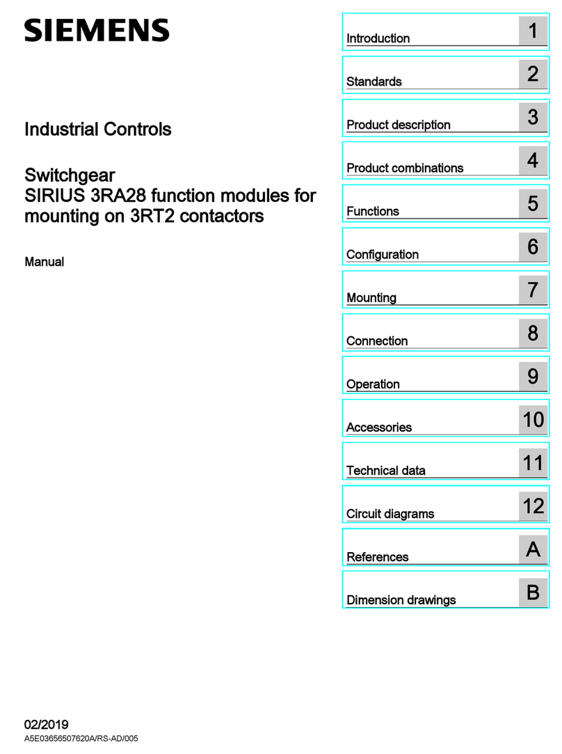 Siemens SIRIUS 3RT2 User manual