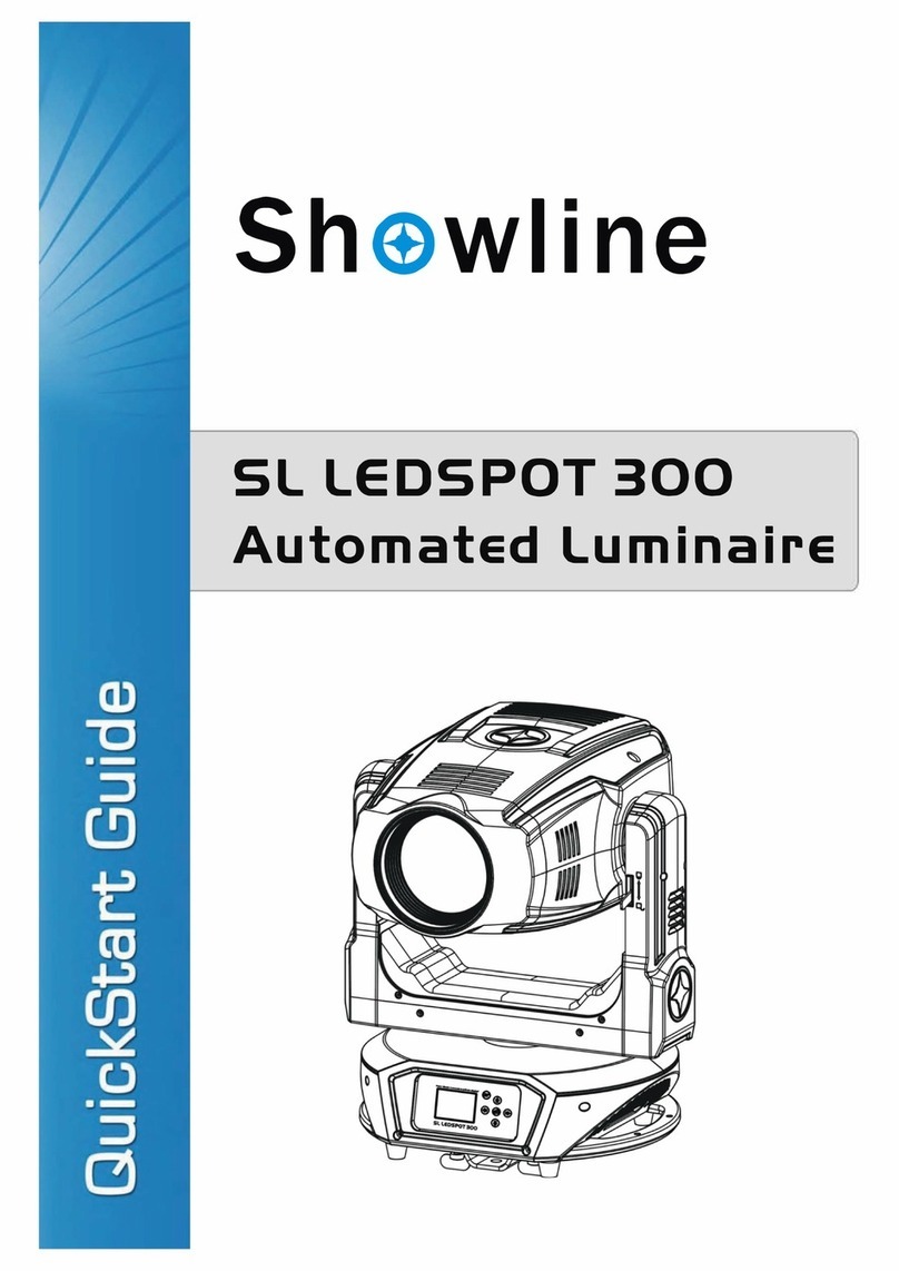 Showline SL LEDSPOT 300 quick start guide