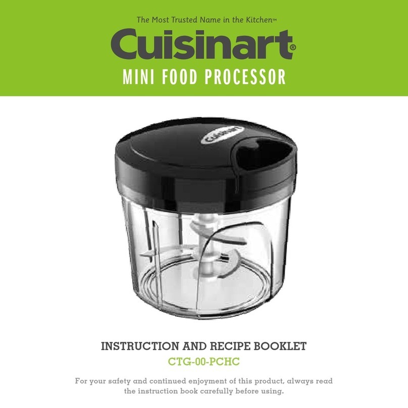 Cuisinart CTG-00-PCHC Service manual