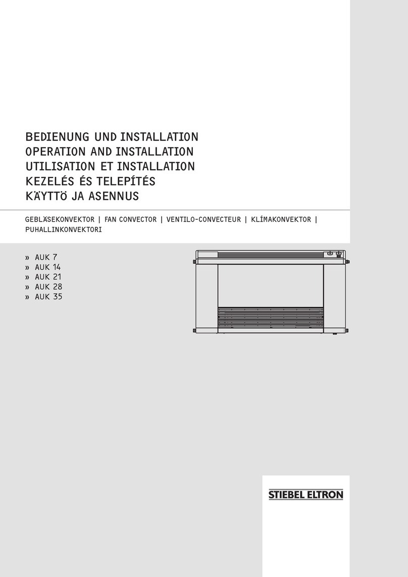 STIEBEL ELTRON AUK 7 Operation and installation