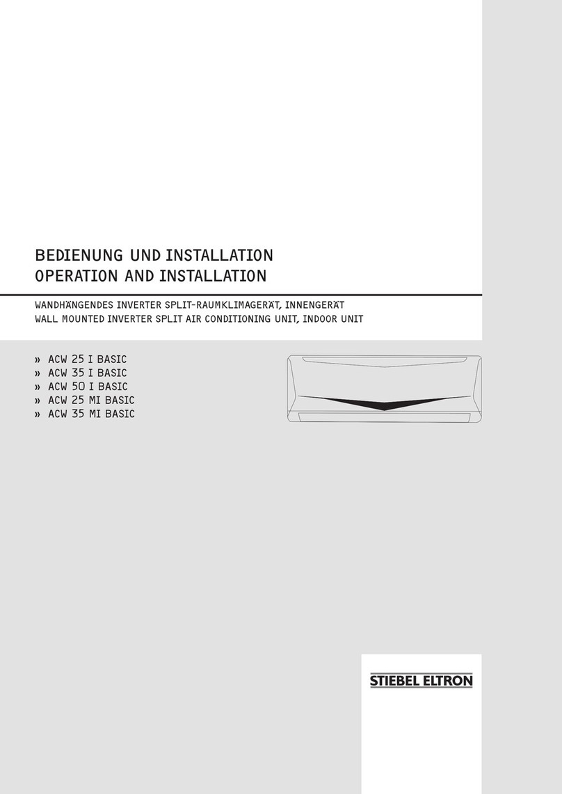 STIEBEL ELTRON ACW 25 I BASIC Operation and installation