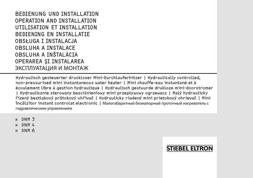 STIEBEL ELTRON DNM 3 Operation and installation STIEBEL ELTRON DNM 3 Operation and installation