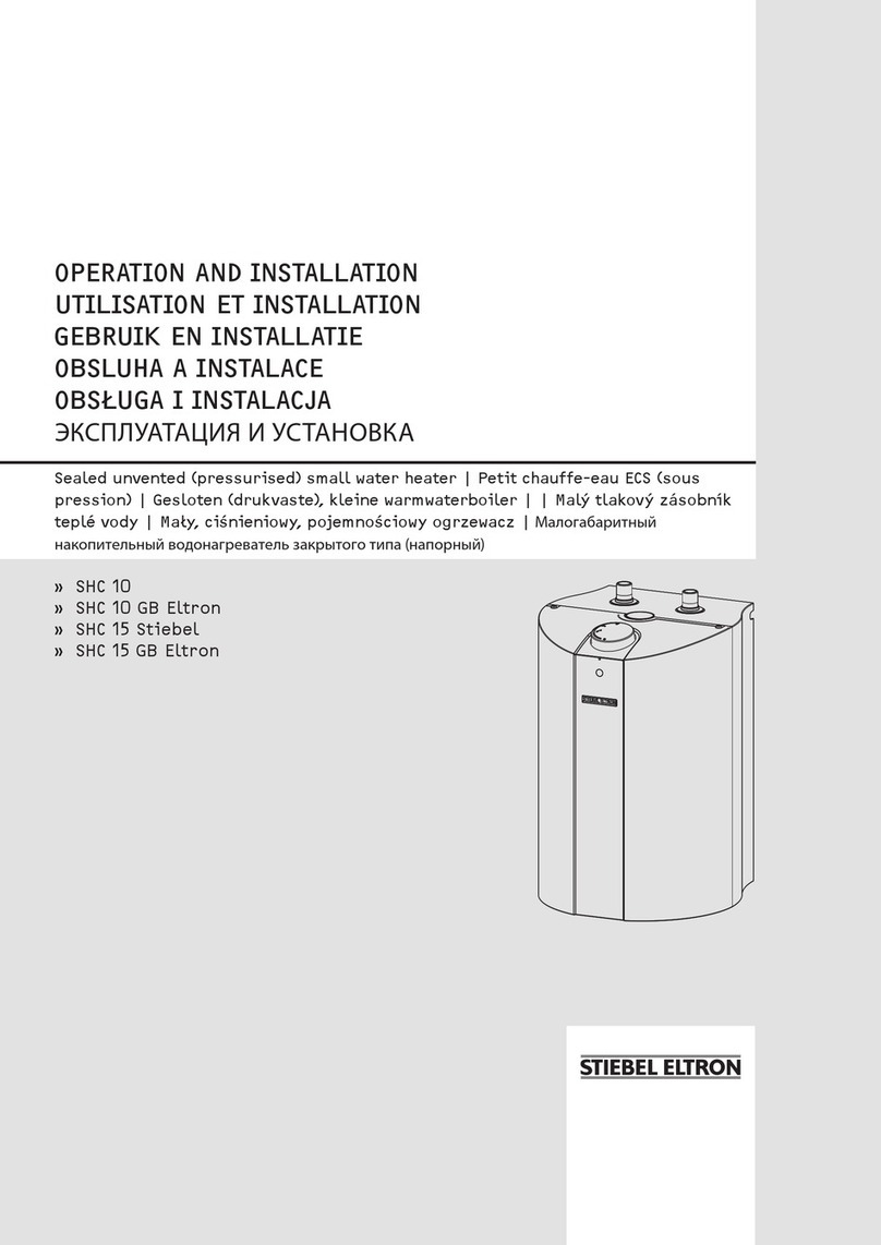 STIEBEL ELTRON SHC 10 Operation and installation STIEBEL ELTRON SHC 10 Operation and installation