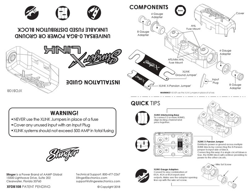 Stinger XLINK XFDB108 installation guide