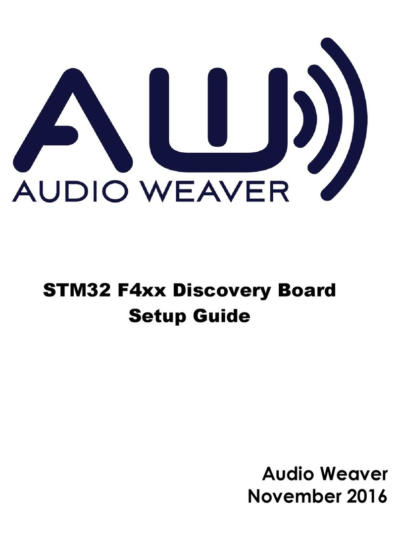 Audio Weaver STM32F4 Series Setup guide