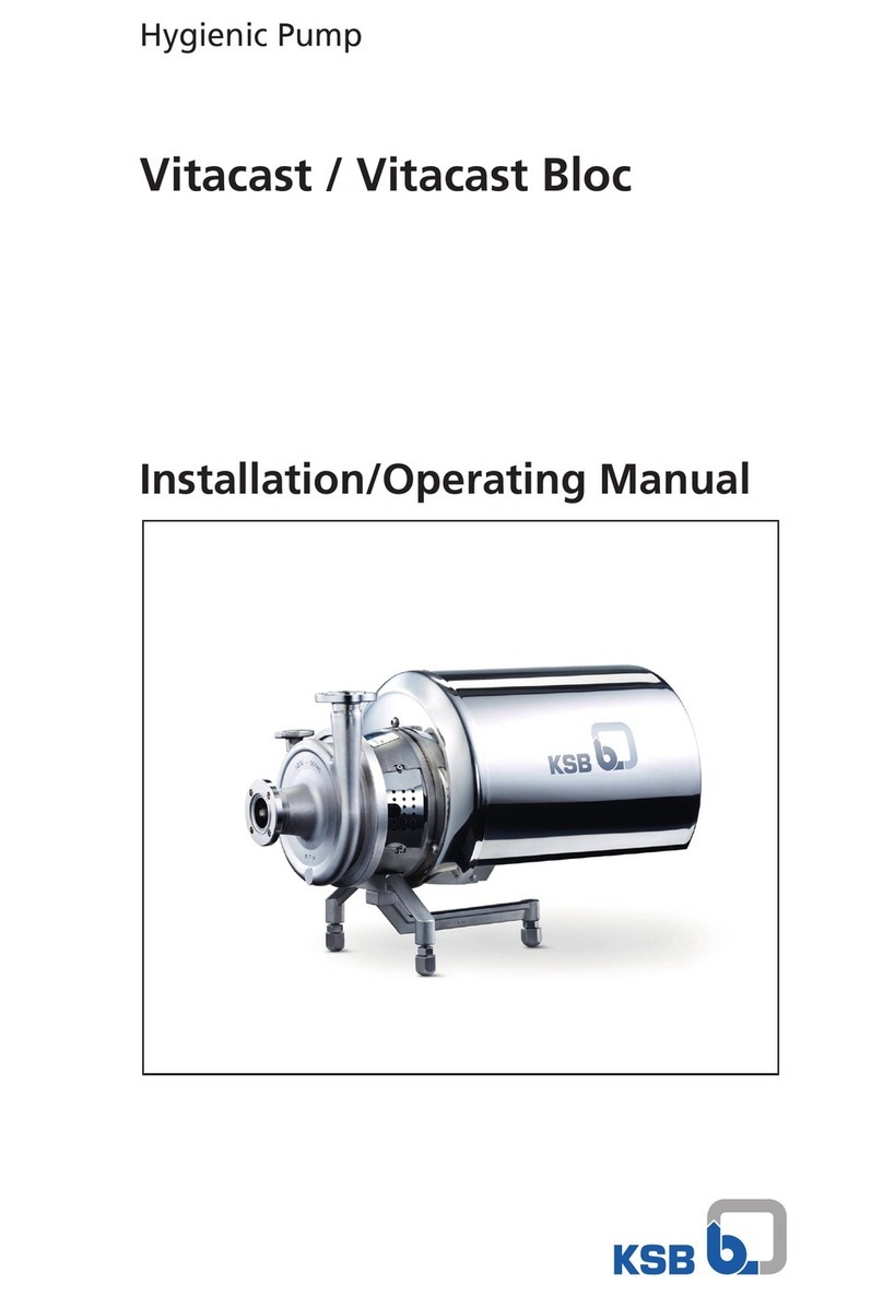 KSB Vitacast Installation & operating manual