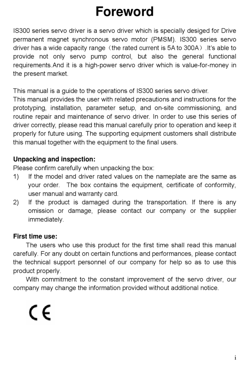 Inovance IS300S002-C User manual
