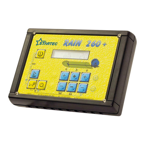 Startec S.R.L. Rain Star 260 Programming instructions