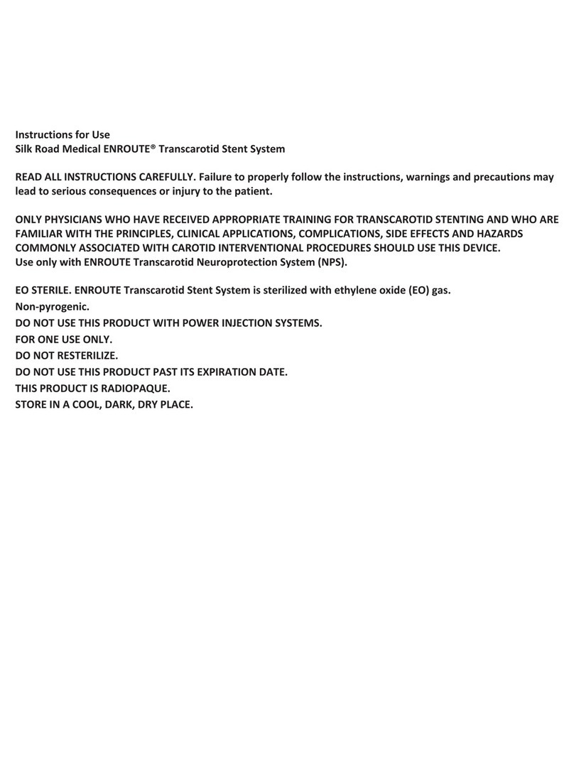 Silk Road Medical ENROUTE Transcarotid Stent System Instructions for use