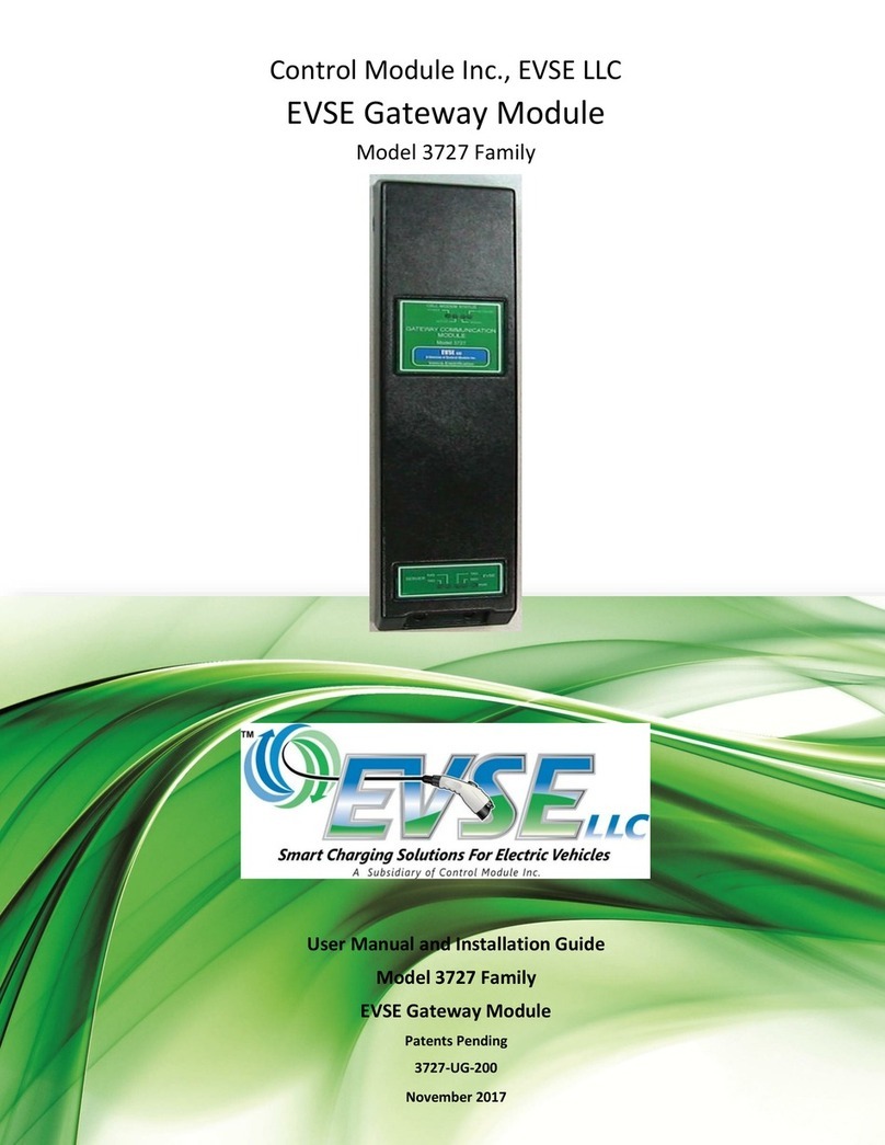 EVSE 3727 Series User manual and installation guide