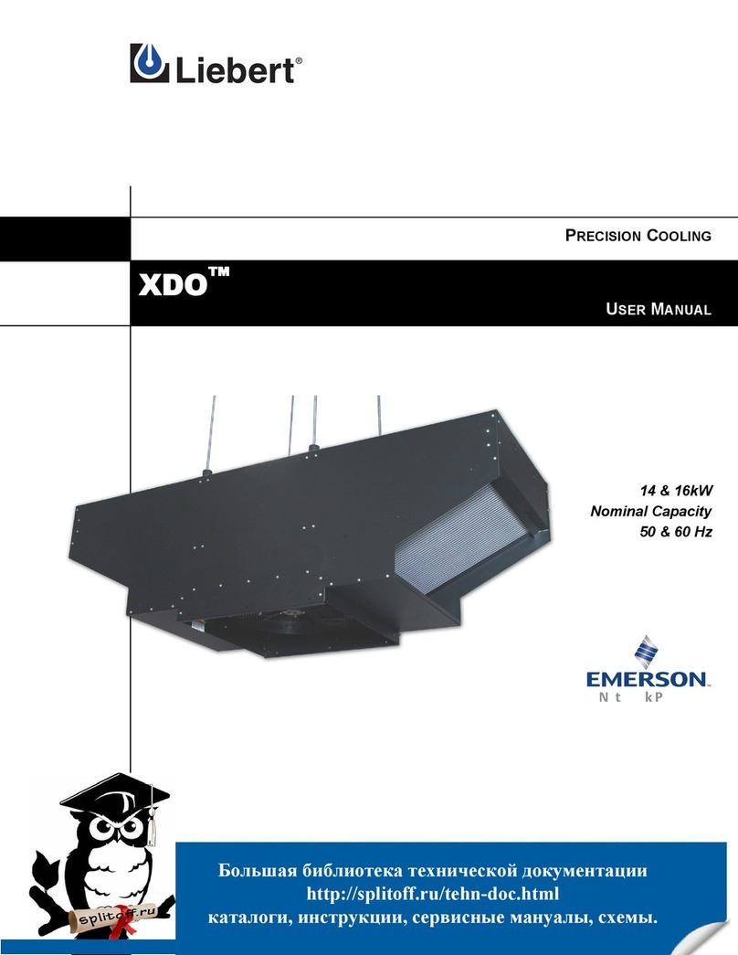 Liebert XDO16BK-0 user manual