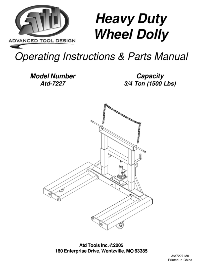 ATD Tools Atd-7227 Operating instructions & parts manual ATD Tools Atd-7227 Operating instructions & parts manual