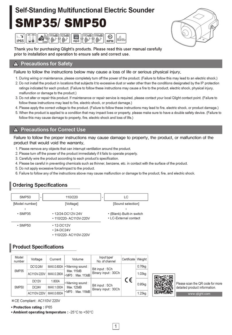 Qlight SMP50 user manual