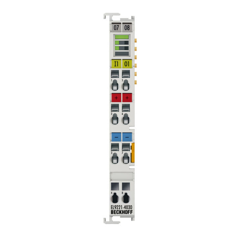 Beckhoff EL922 Series Operator's manual