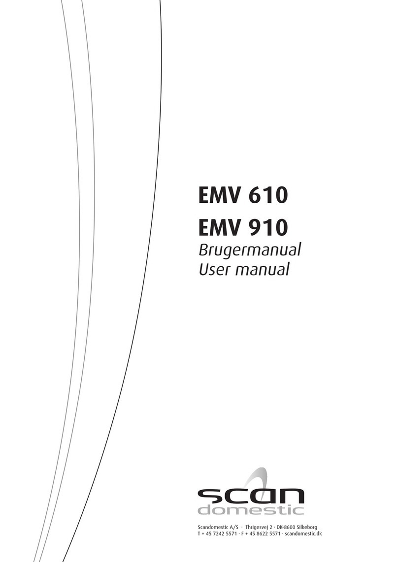 Scandomestic EMV 610 user manual