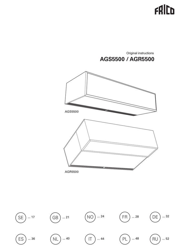 Frico AGS5500 User manual