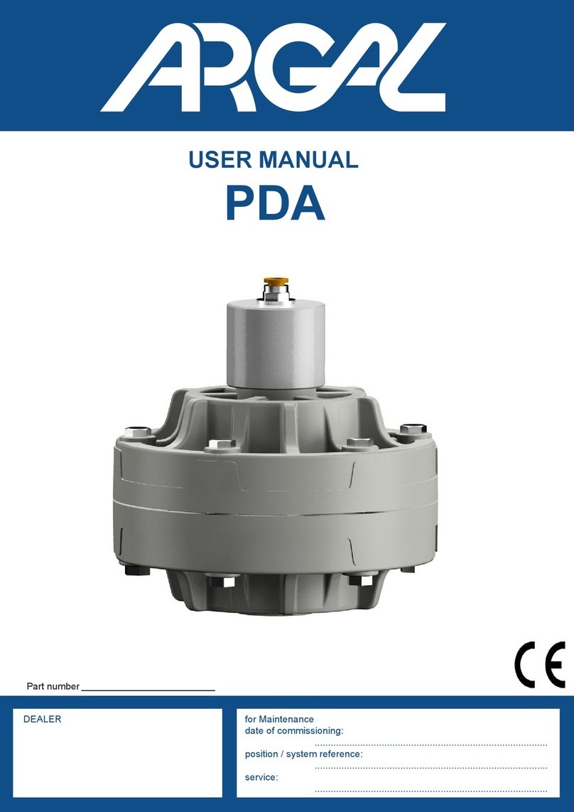 Argal PDA 75 user manual