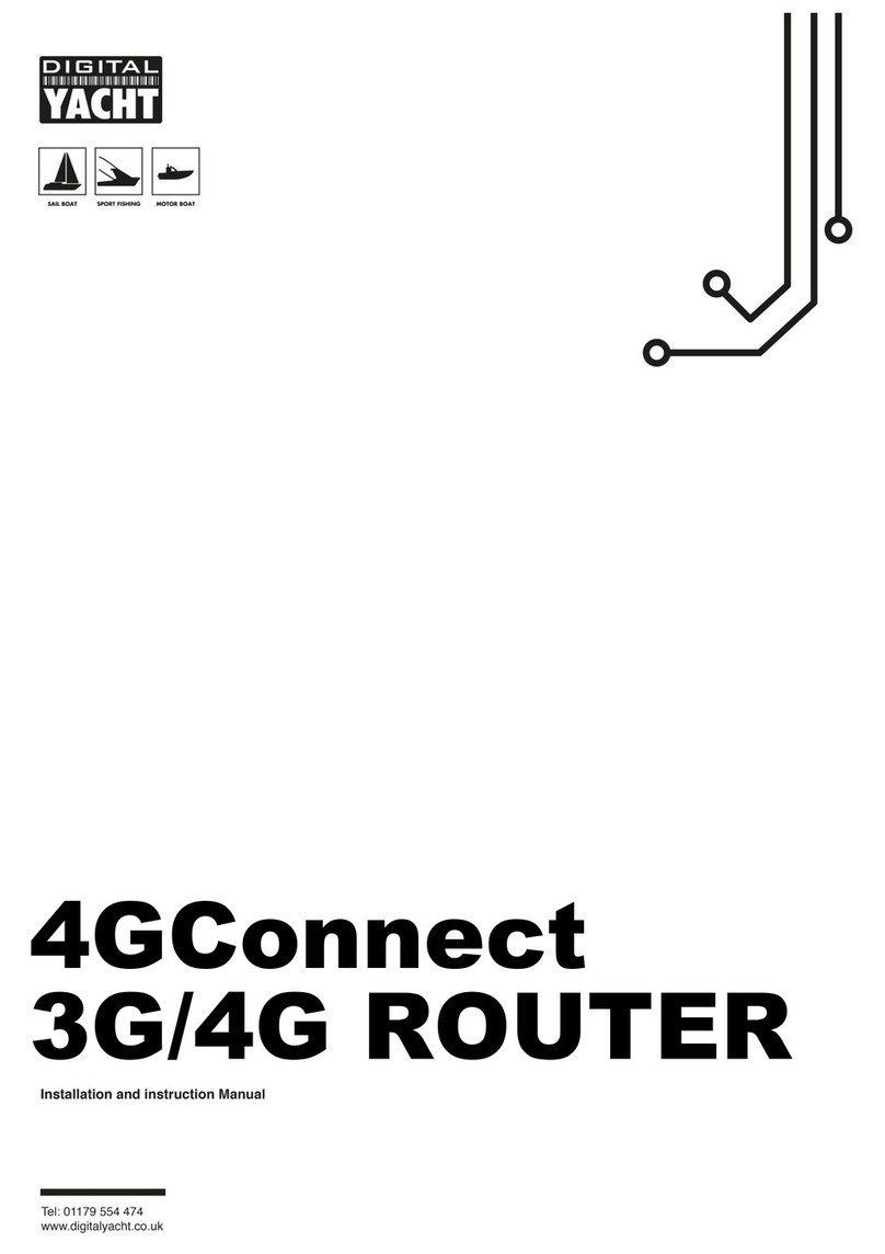 DIGITAL YACHT 4GConnect Installation and instruction manual