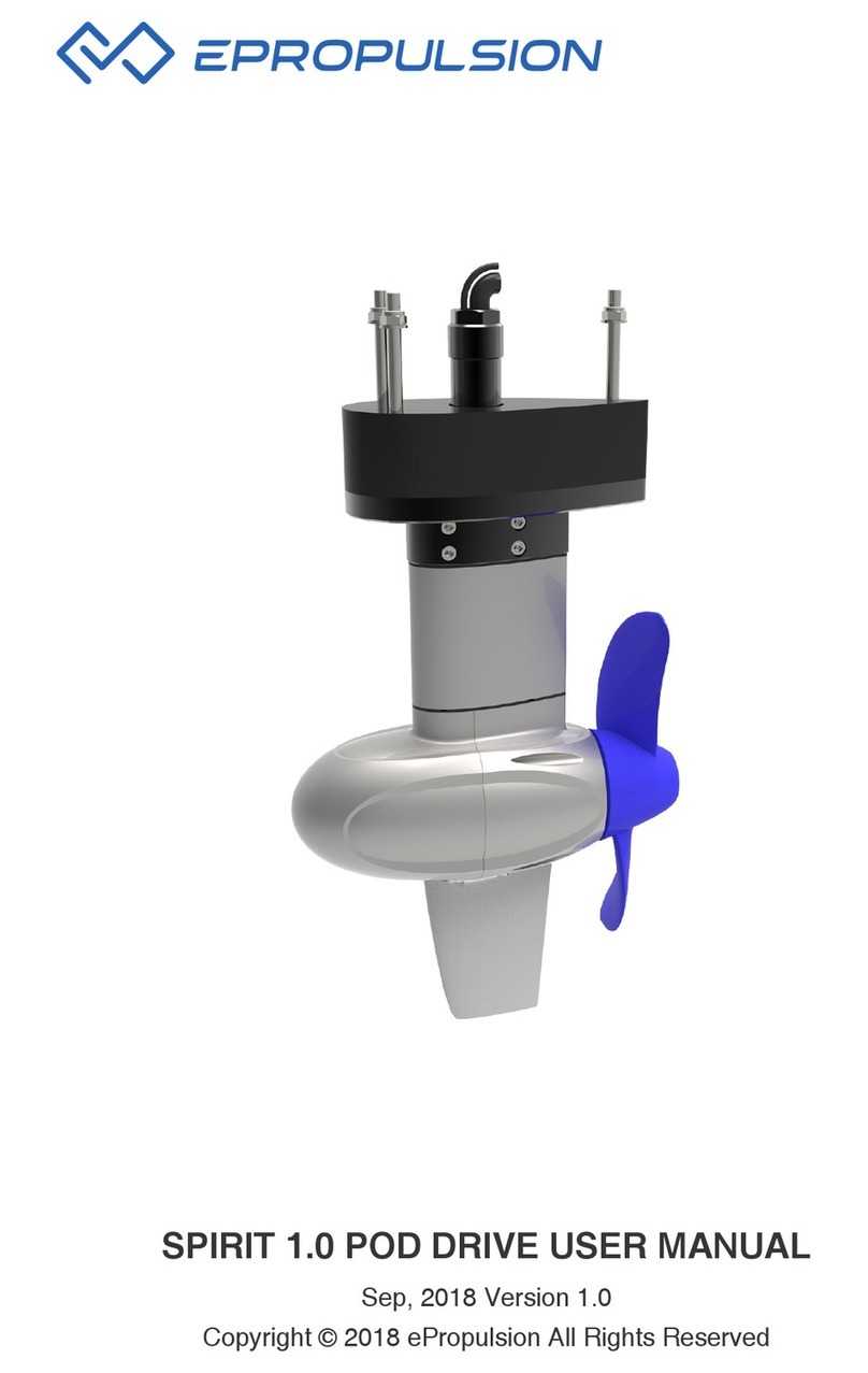 ePropulsion SPIRIT 1.0 User manual