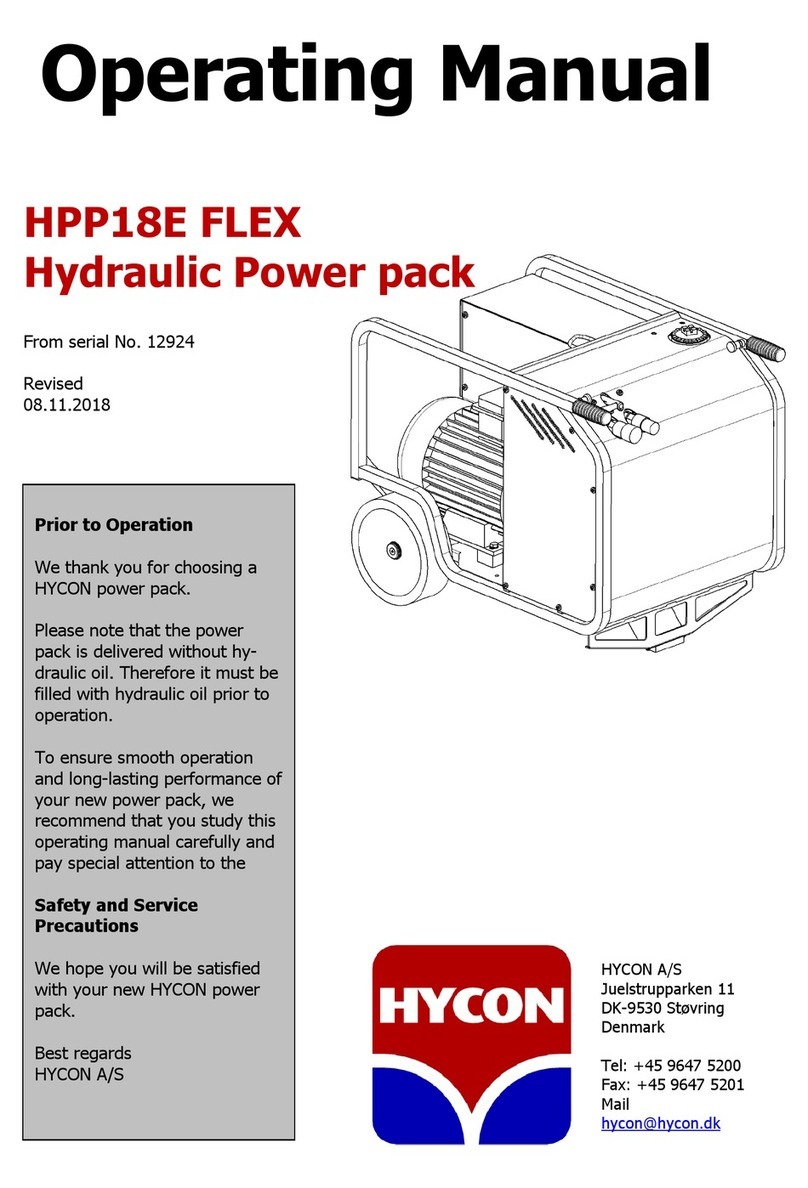 HYCON HPP18E FLEX operating manual