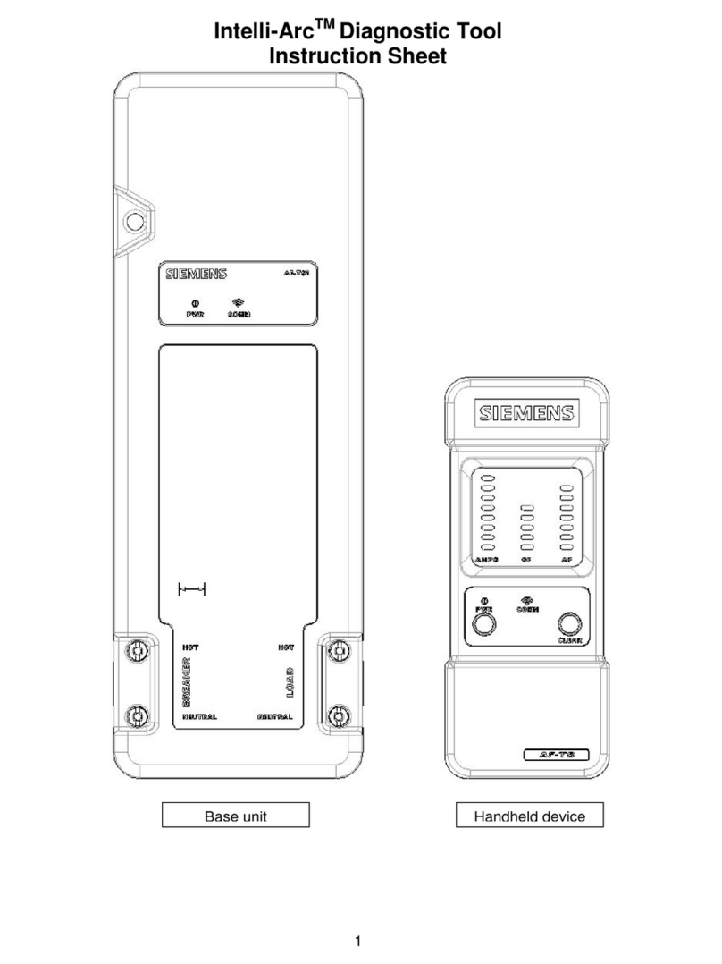 Siemens Intelli-Arc instruction sheet