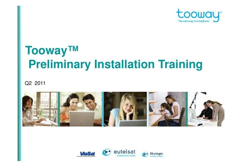 Tooway KA-SAT Preliminary Installation Training