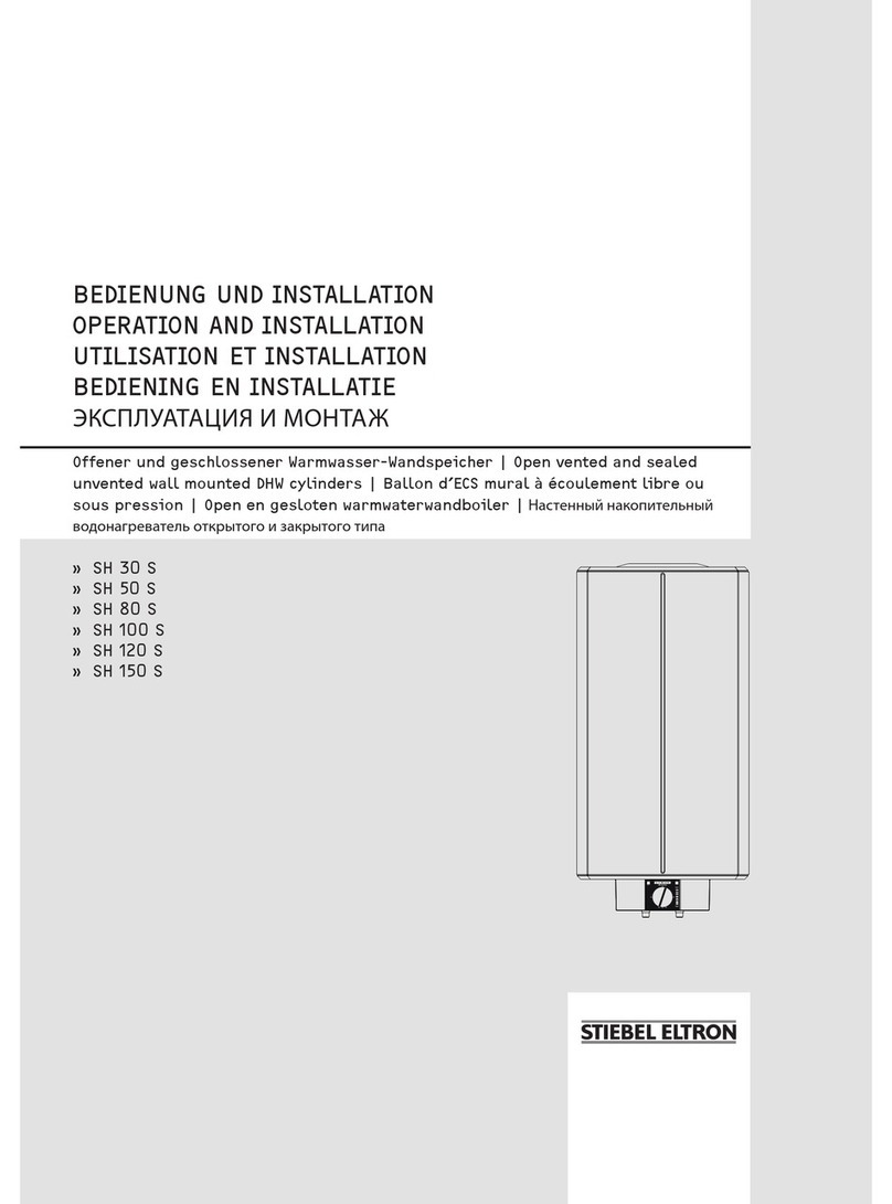 STIEBEL ELTRON SH 30 S Operation and installation