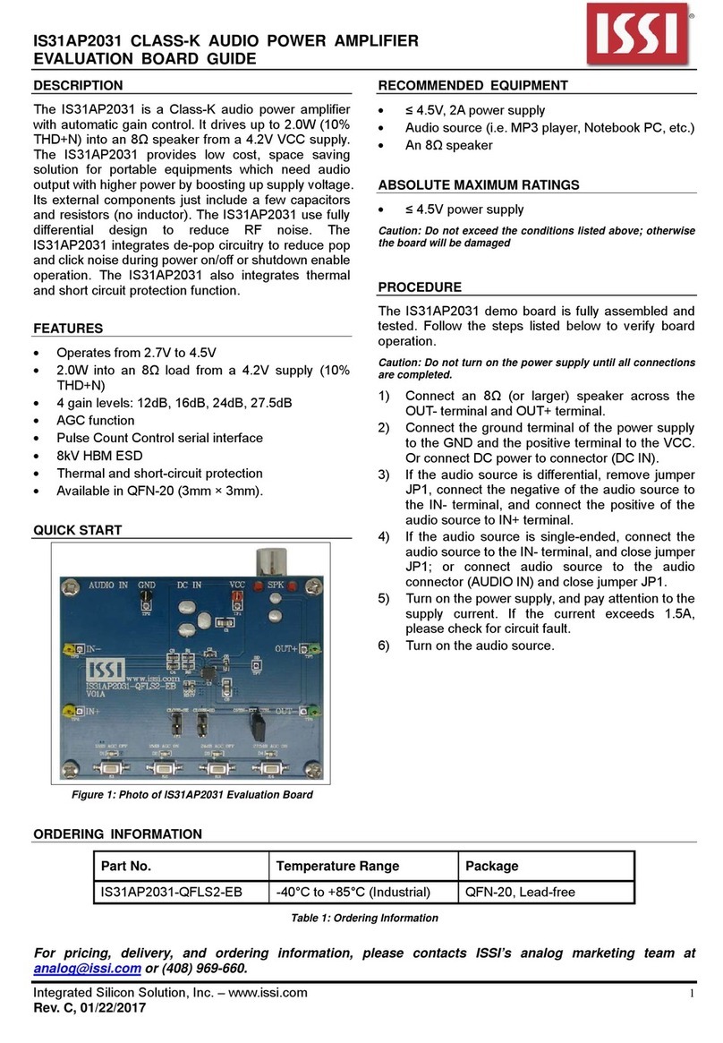 ISSI IS31AP2031-QFLS2-EB Guide