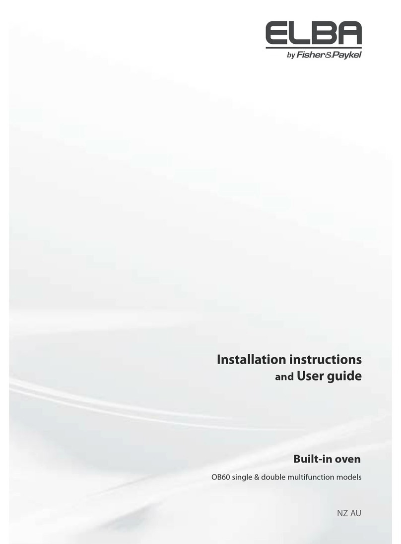 Elba OB60 Series Installation instructions and user guide
