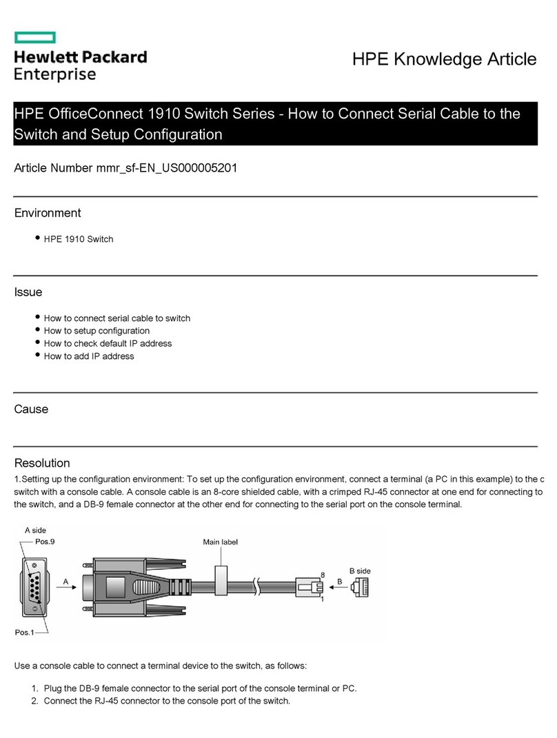 HPE OfficeConnect 1910 Series Safety guide