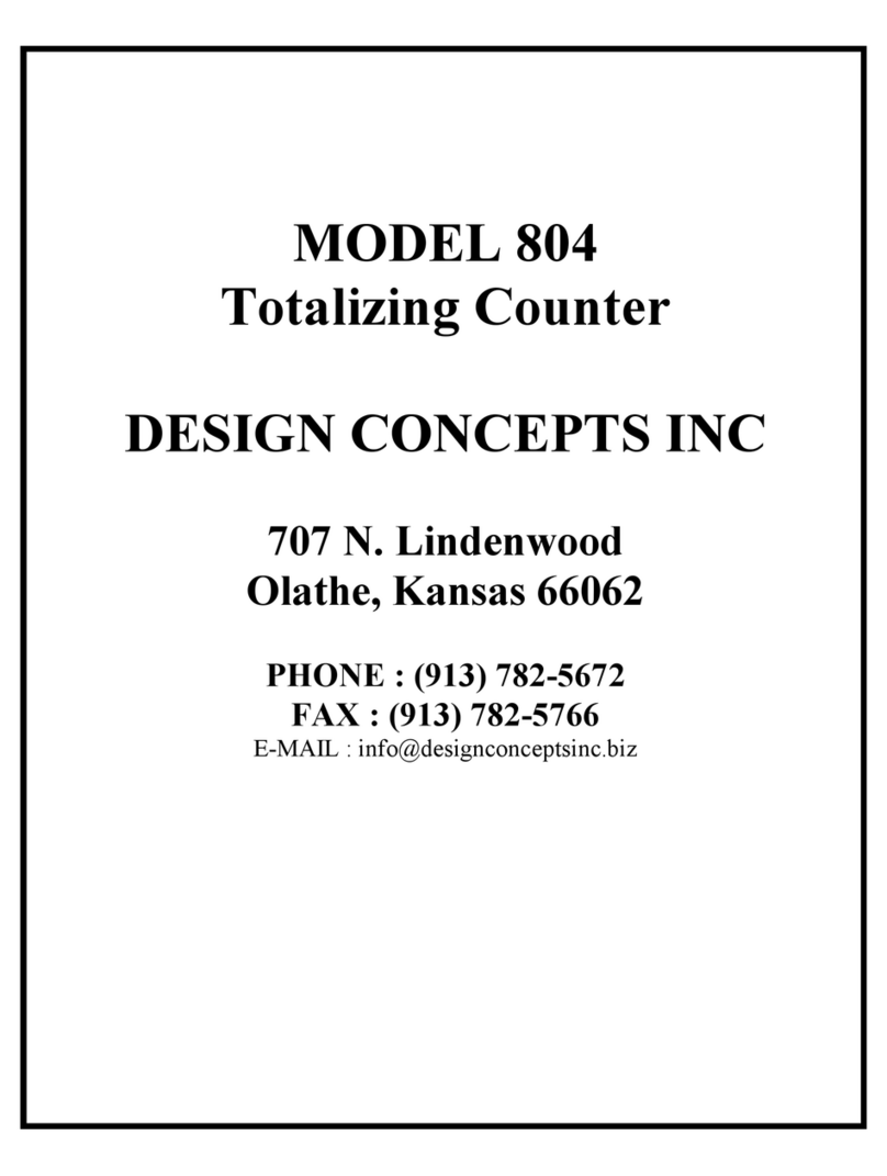 DESIGN CONCEPTS 804 quick start guide