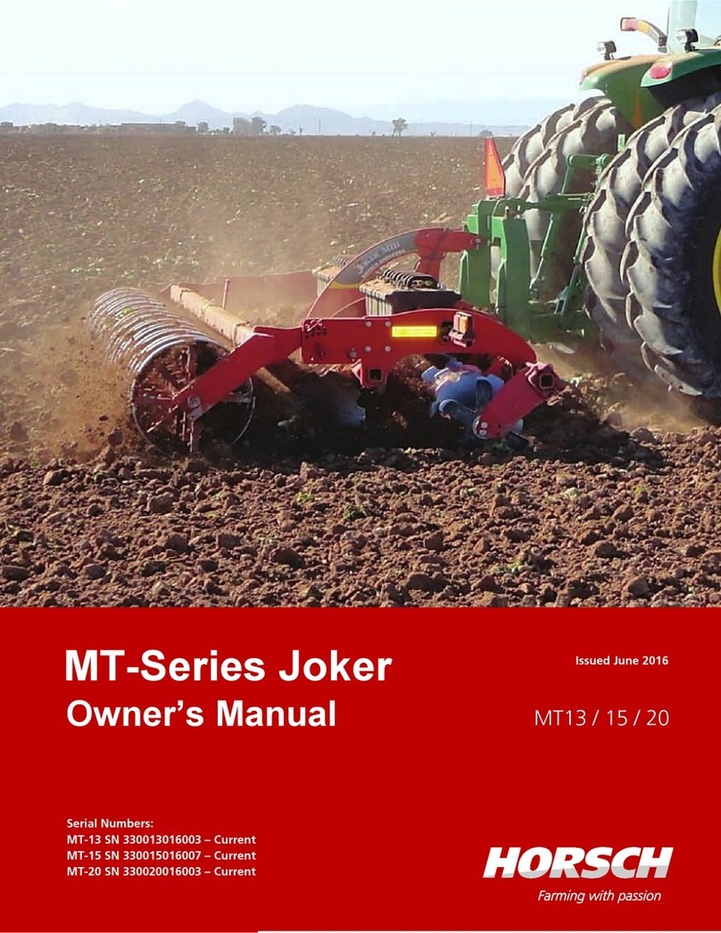 horsch Joker MT-Series owner's manual