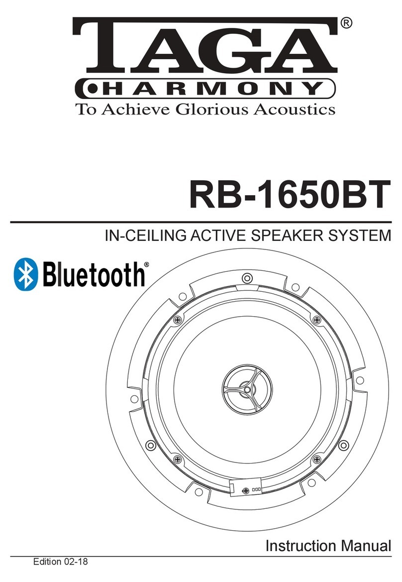 Taga Harmony RB-1650BT instruction manual