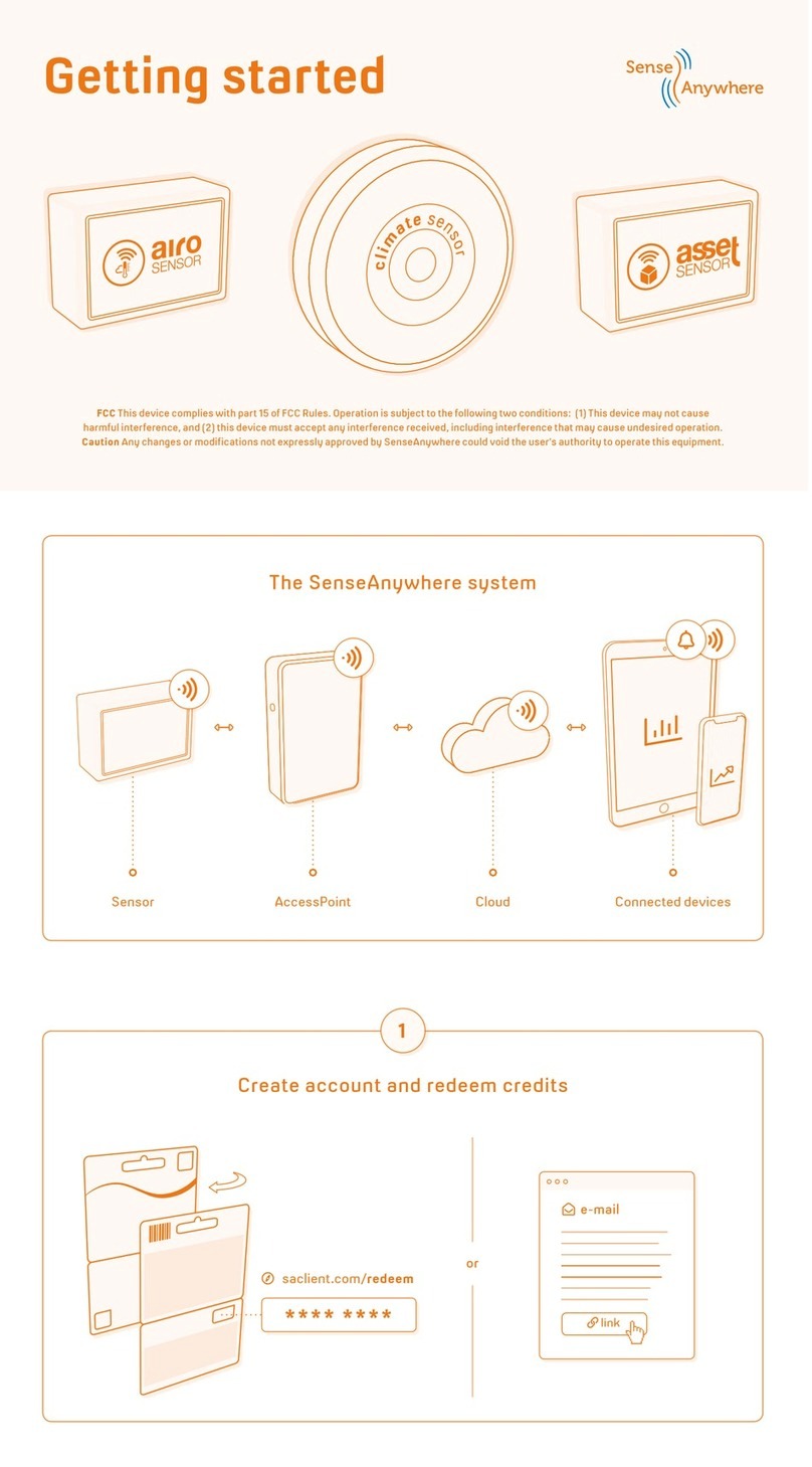 SenseAnywhere AiroSensor Getting started